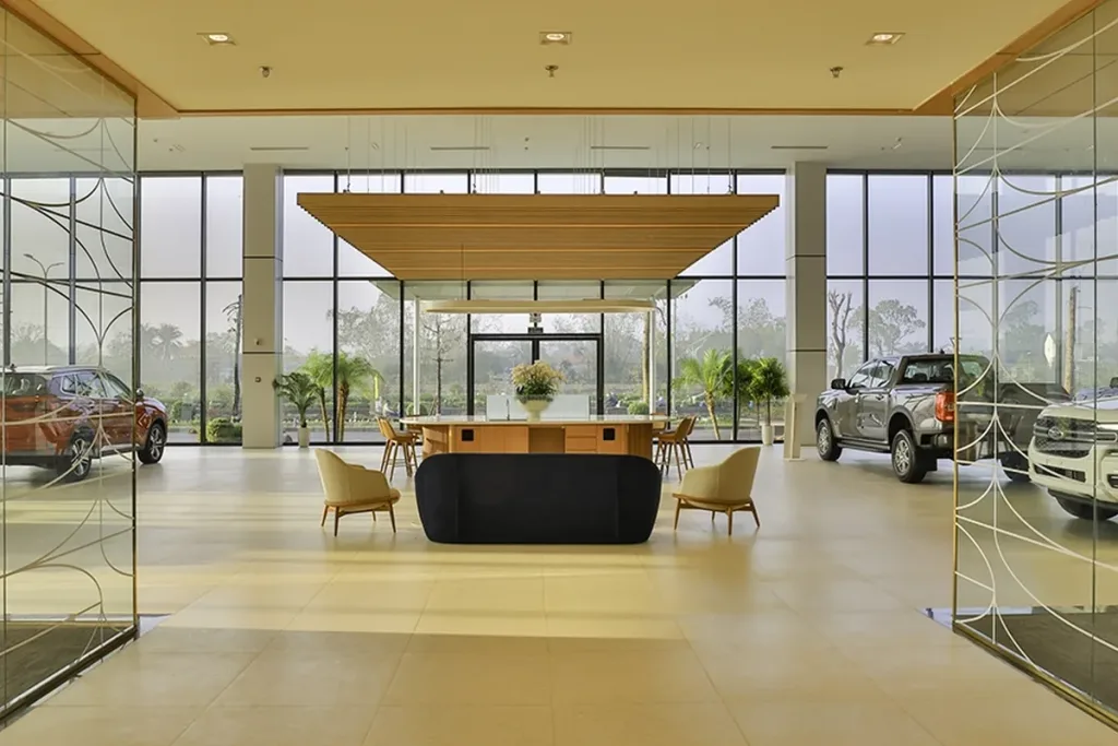 Không gian showroom Ford